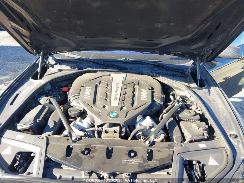 2012 BMW 550 Xi VIN: WBAFU9C59CDY69989 Lot: 12436366