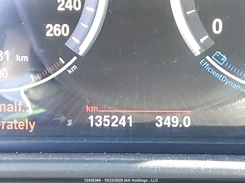 2012 BMW 550 Xi VIN: WBAFU9C59CDY69989 Lot: 12436366