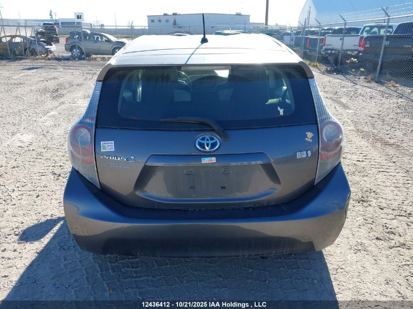 2013 Toyota Prius C VIN: JTDKDTB35D1538926 Lot: 12436412