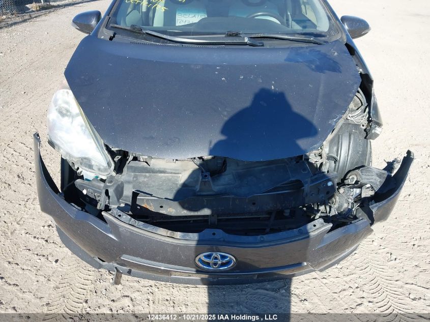 2013 Toyota Prius C VIN: JTDKDTB35D1538926 Lot: 12436412