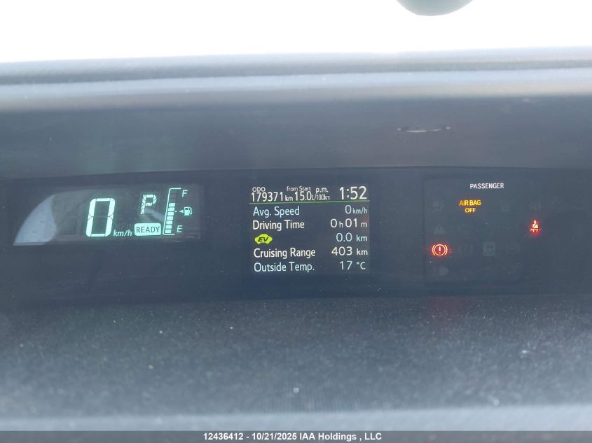 2013 Toyota Prius C VIN: JTDKDTB35D1538926 Lot: 12436412