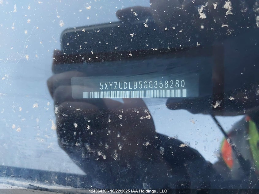 5XYZUDLB5GG358280 2016 HYUNDAI SANTA FE photo no. 9