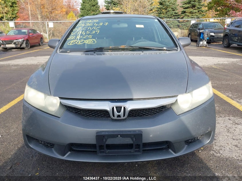 2HGFA16689H114539 2009 HONDA CIVIC photo no. 12