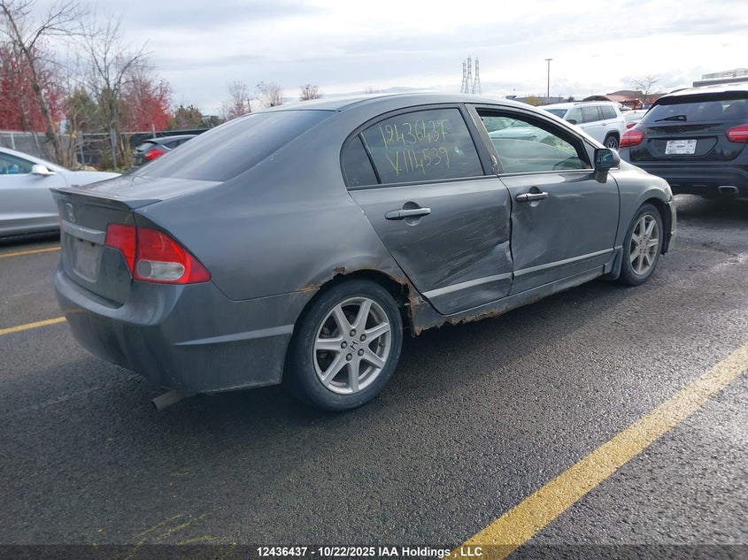 2HGFA16689H114539 2009 HONDA CIVIC photo no. 4
