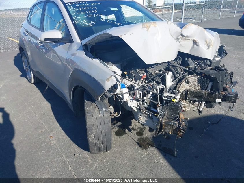 2022 Hyundai Kona Preferred VIN: KM8K22AB5NU823579 Lot: 12436444