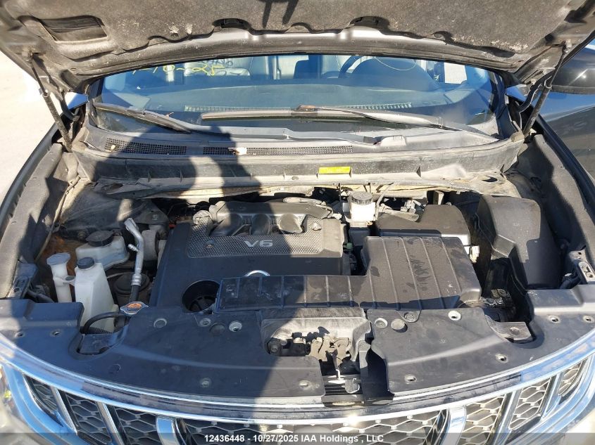 2012 Nissan Murano S/Sl/Le VIN: JN8AZ1MW0CW222137 Lot: 12436448