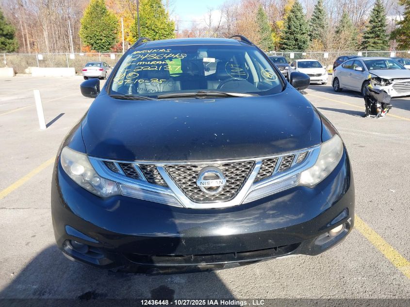2012 Nissan Murano S/Sl/Le VIN: JN8AZ1MW0CW222137 Lot: 12436448