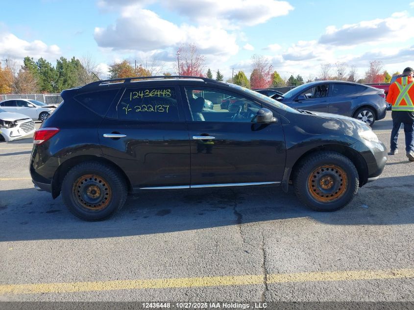 2012 Nissan Murano S/Sl/Le VIN: JN8AZ1MW0CW222137 Lot: 12436448