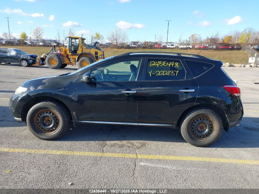 2012 Nissan Murano S/Sl/Le VIN: JN8AZ1MW0CW222137 Lot: 12436448