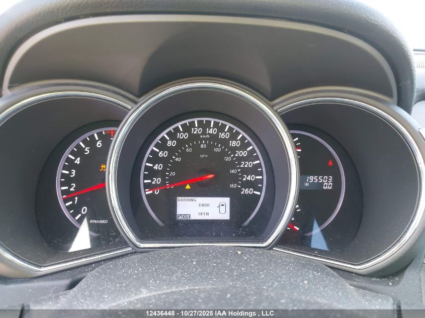 2012 Nissan Murano S/Sl/Le VIN: JN8AZ1MW0CW222137 Lot: 12436448