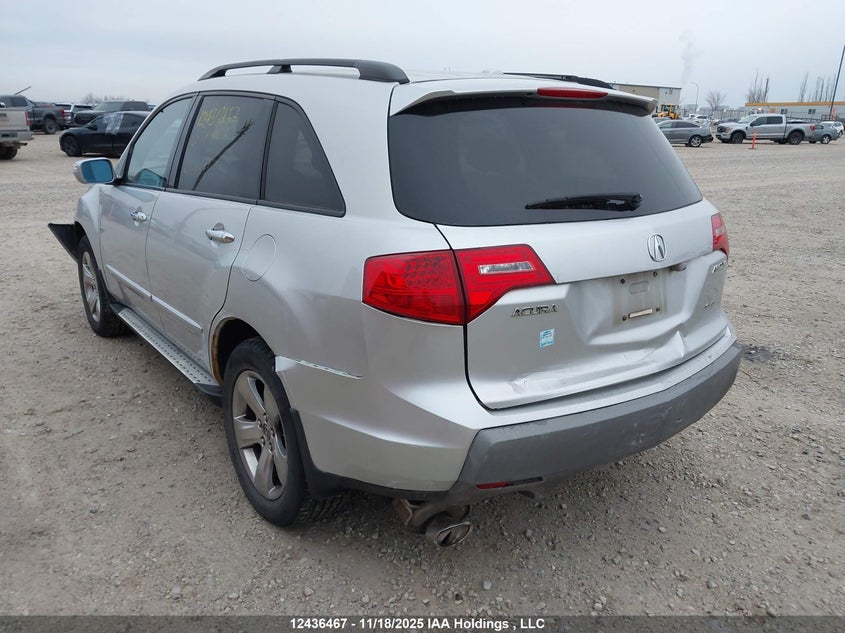 2HNYD28878H001029 2008 ACURA MDX photo no. 3