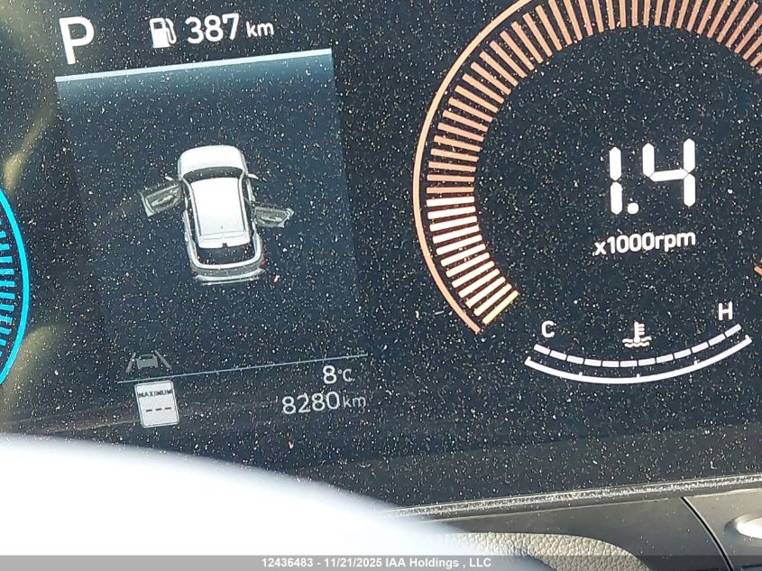 2025 Hyundai Kona Preferred Awd VIN: KM8HBCAB5SU278057 Lot: 12436483