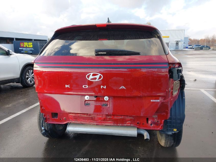 2025 Hyundai Kona Preferred Awd VIN: KM8HBCAB5SU278057 Lot: 12436483