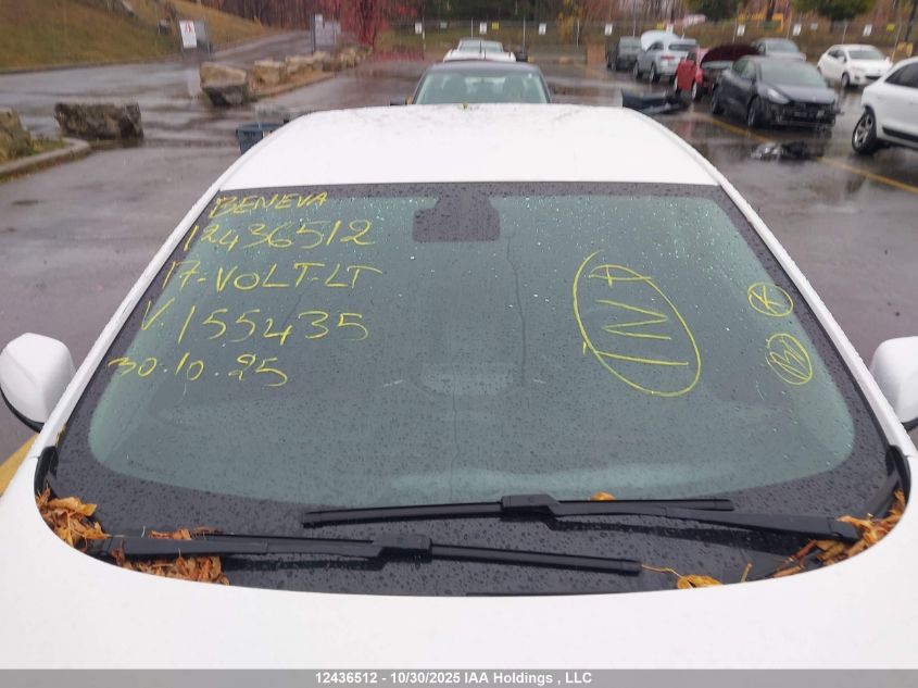 2017 Chevrolet Volt Lt VIN: 1G1RA6S50HU155435 Lot: 12436512
