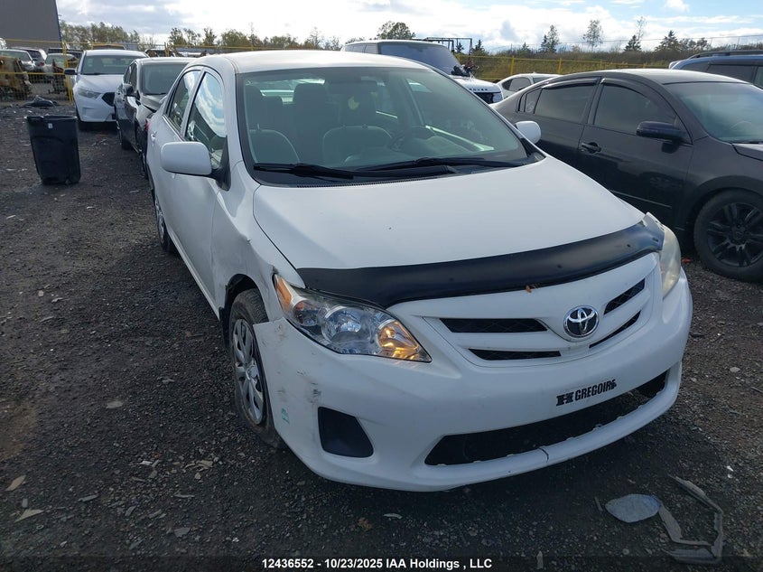 2012 Toyota Corolla Ce white sedan null 2T1BU4EEXCC862175 photo #1