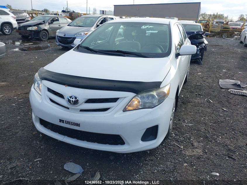 2012 Toyota Corolla Ce white sedan null 2T1BU4EEXCC862175 photo #3