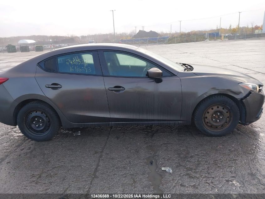 2014 Mazda 3 Sport VIN: 3MZBM1U70EM116293 Lot: 12436569