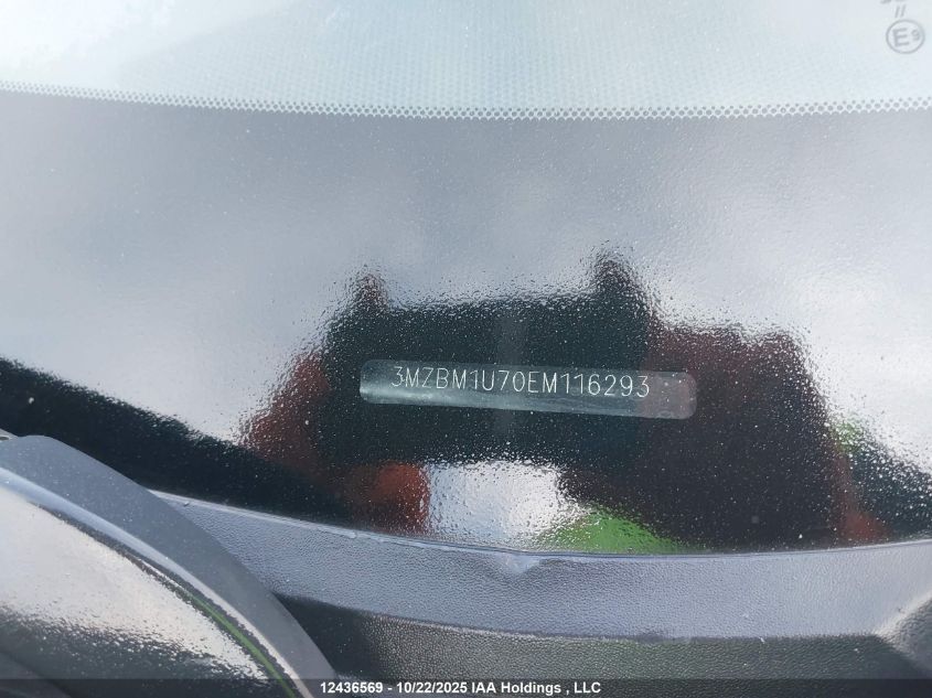 2014 Mazda 3 Sport VIN: 3MZBM1U70EM116293 Lot: 12436569