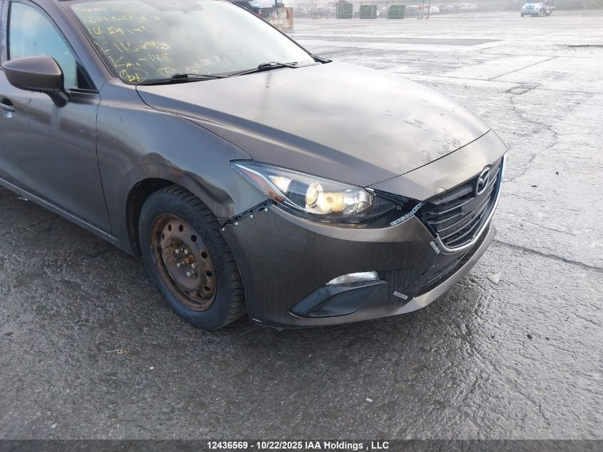 2014 Mazda 3 Sport VIN: 3MZBM1U70EM116293 Lot: 12436569