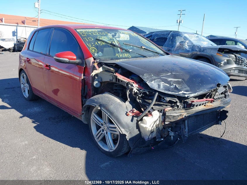 WVWCA7AJ3AW197870 2010 Volkswagen Golf 2.5L Comfortline/2.5L Highline/2.5L Trendline auction photo 1