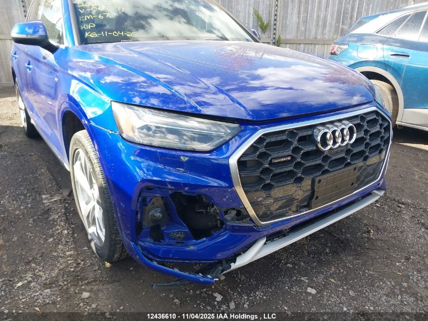 2021 Audi Q5 Technik VIN: WA1FAAFYXM2066571 Lot: 12436610