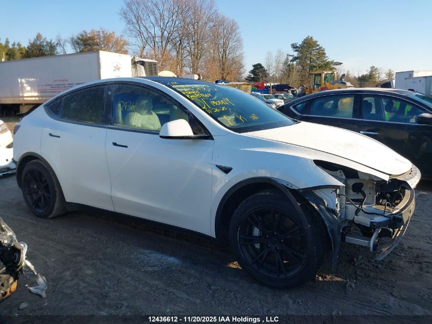 2021 Tesla Model Y VIN: 5YJYGDED9MF120405 Lot: 12436612