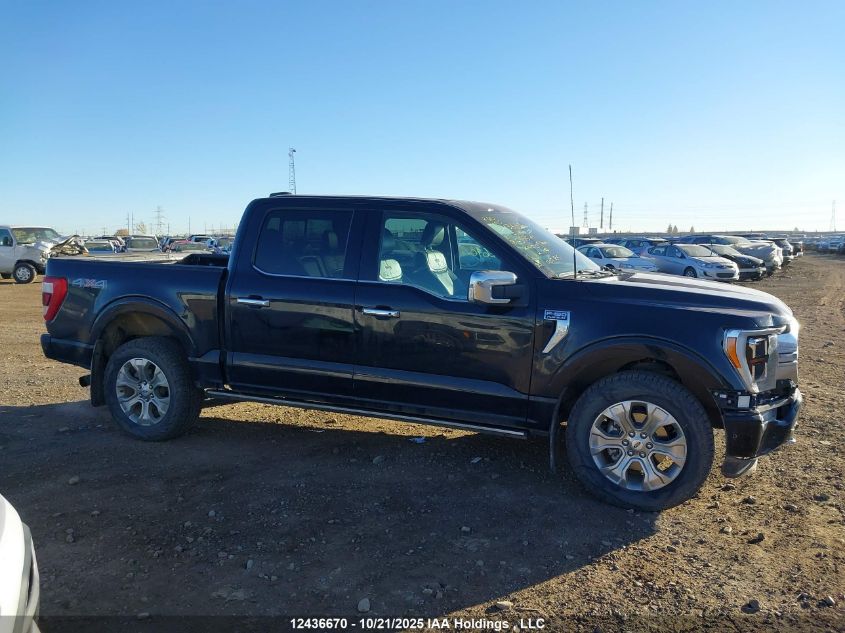 2021 Ford F-150 Platinum VIN: 1FTFW1E80MFC55571 Lot: 12436670