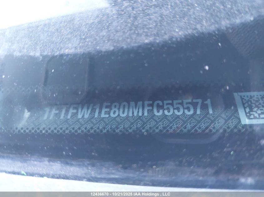 2021 Ford F-150 Platinum VIN: 1FTFW1E80MFC55571 Lot: 12436670