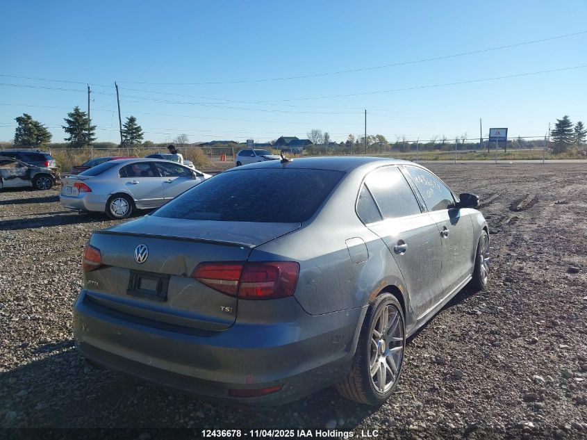 2017 Volkswagen Jetta Wolfsburg Edition VIN: 3VWDB7AJ9HM372647 Lot: 12436678