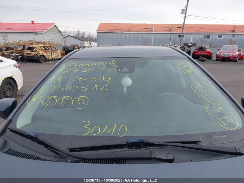 2018 Toyota Corolla Le VIN: 2T1BURHE1JC060586 Lot: 12436735