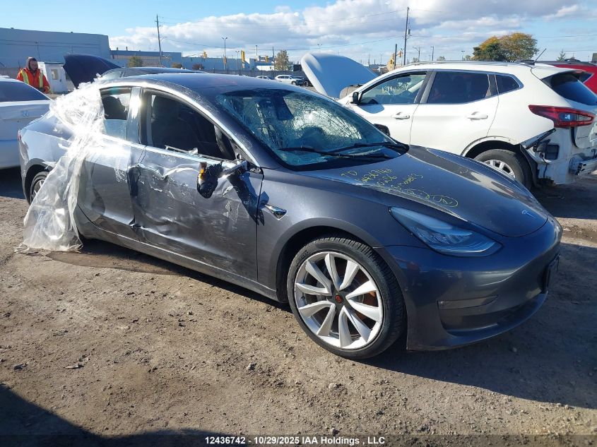 2018 Tesla Model 3 Long Range/Performance VIN: 5YJ3E1EB0JF110256 Lot: 12436742