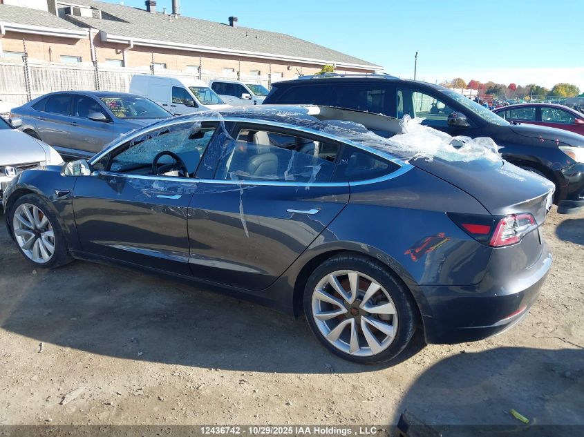 2018 Tesla Model 3 Long Range/Performance VIN: 5YJ3E1EB0JF110256 Lot: 12436742