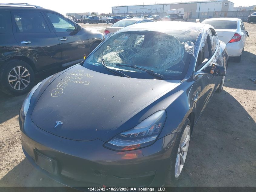 2018 Tesla Model 3 Long Range/Performance VIN: 5YJ3E1EB0JF110256 Lot: 12436742