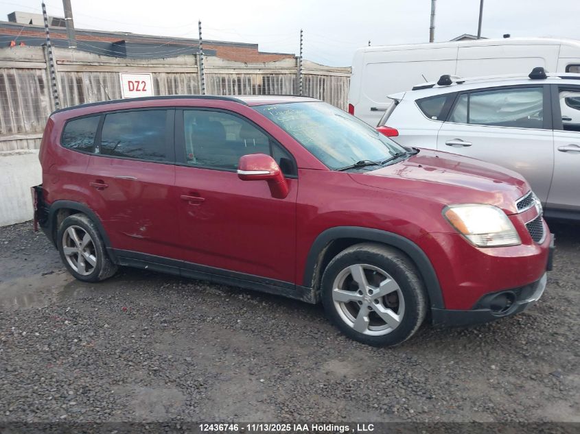 2014 Chevrolet Orlando 1Lt/2Lt VIN: KL77P2EKXEK557653 Lot: 12436746