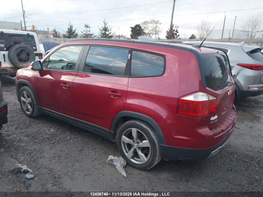 2014 Chevrolet Orlando 1Lt/2Lt VIN: KL77P2EKXEK557653 Lot: 12436746