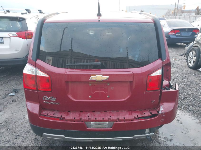 2014 Chevrolet Orlando 1Lt/2Lt VIN: KL77P2EKXEK557653 Lot: 12436746