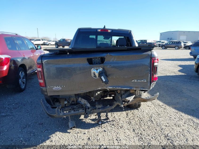 2021 Ram 1500 Limited VIN: 1C6SRFHT7MN736952 Lot: 12436778