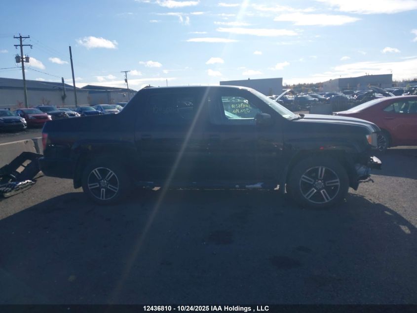 2013 Honda Ridgeline Sport VIN: 5FPYK1F70DB502142 Lot: 12436810