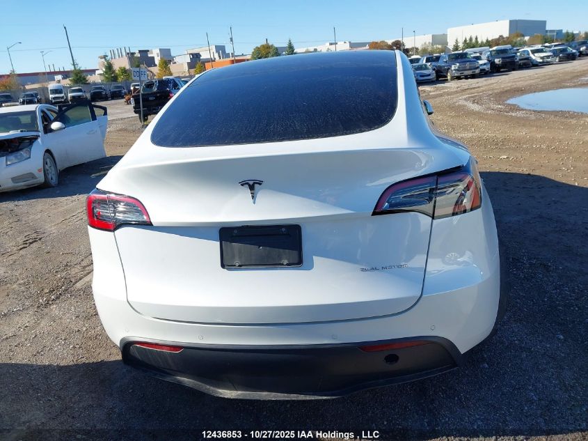 2021 Tesla Model Y Long Range VIN: 5YJYGDEE3MF267604 Lot: 12436853