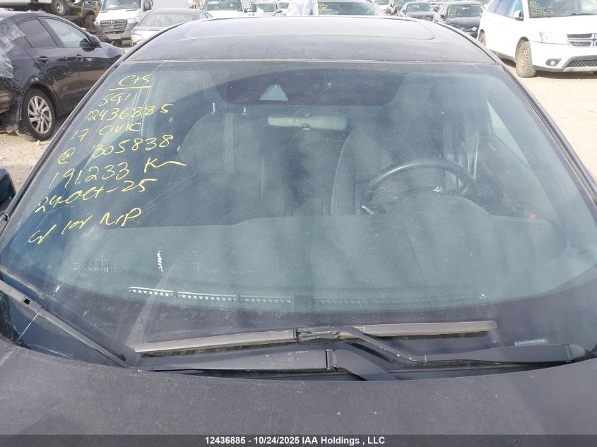 2017 Honda Civic Sport VIN: SHHFK7H42HU305838 Lot: 12436885