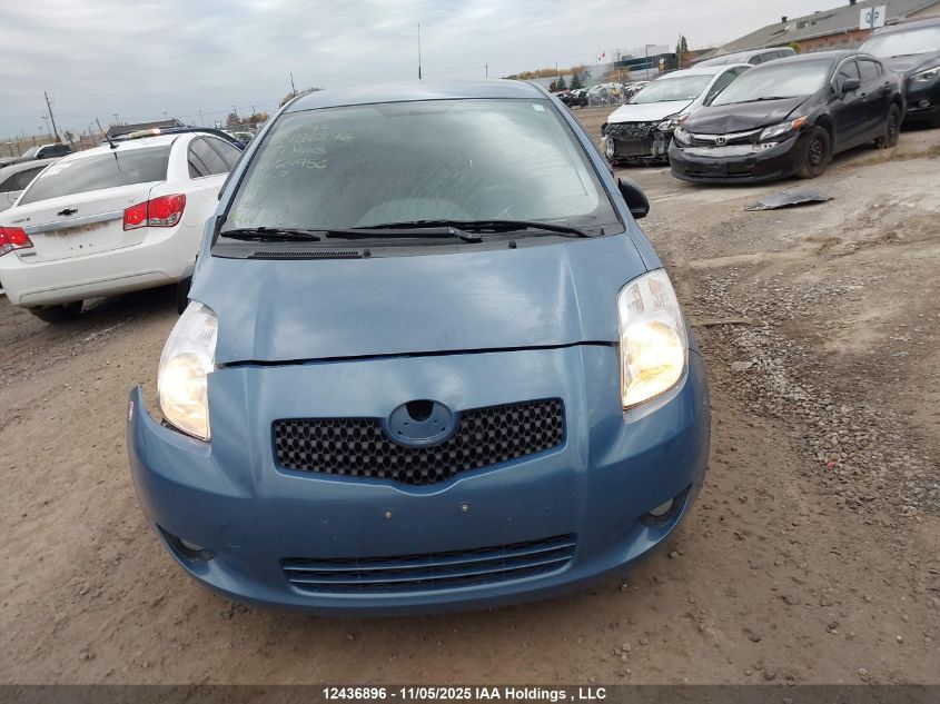 2007 Toyota Yaris VIN: JTDKT923075124956 Lot: 12436896