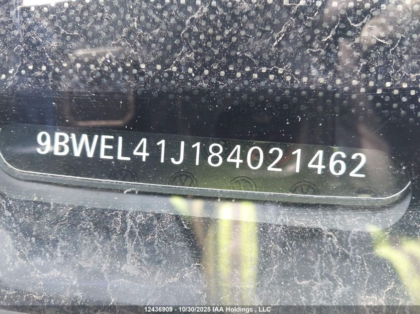 2008 Volkswagen City Golf VIN: 9BWEL41J184021462 Lot: 12436909