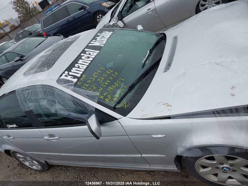 2002 BMW 325 Xi VIN: WBAEU33462PF64238 Lot: 12436967