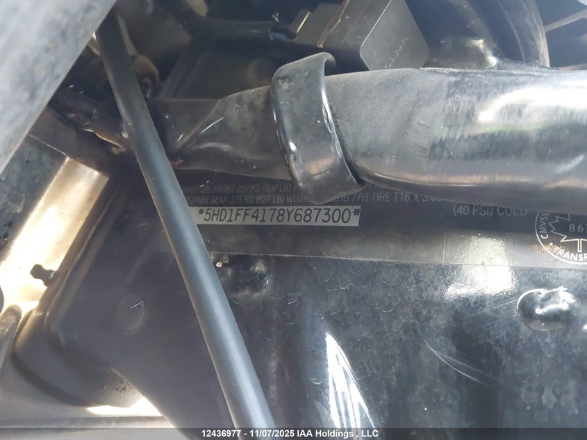 2008 Harley-Davidson Flht Classic VIN: 5HD1FF4178Y687300 Lot: 12436977