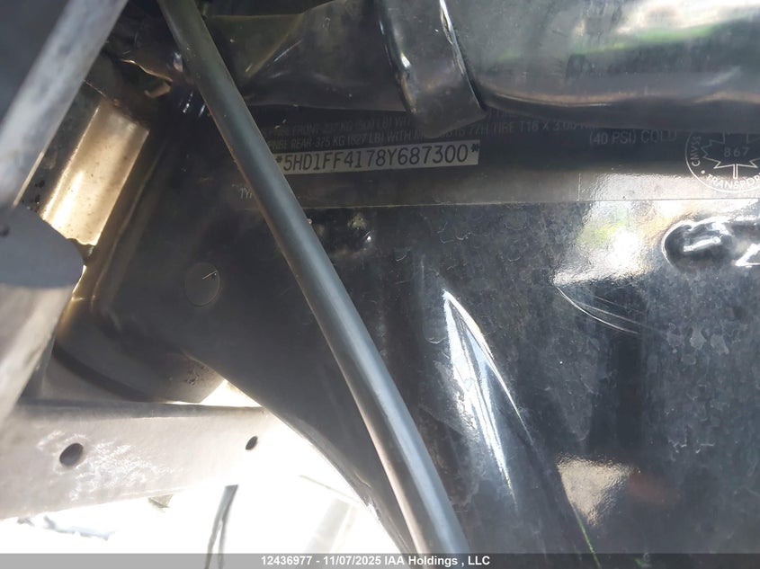 2008 Harley-Davidson Flht Classic VIN: 5HD1FF4178Y687300 Lot: 12436977