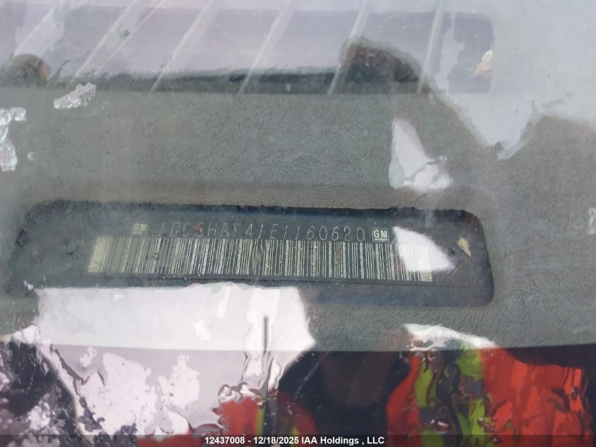 2014 Chevrolet Express 1500 1Wt VIN: 1GCSHAF41E1160620 Lot: 12437008