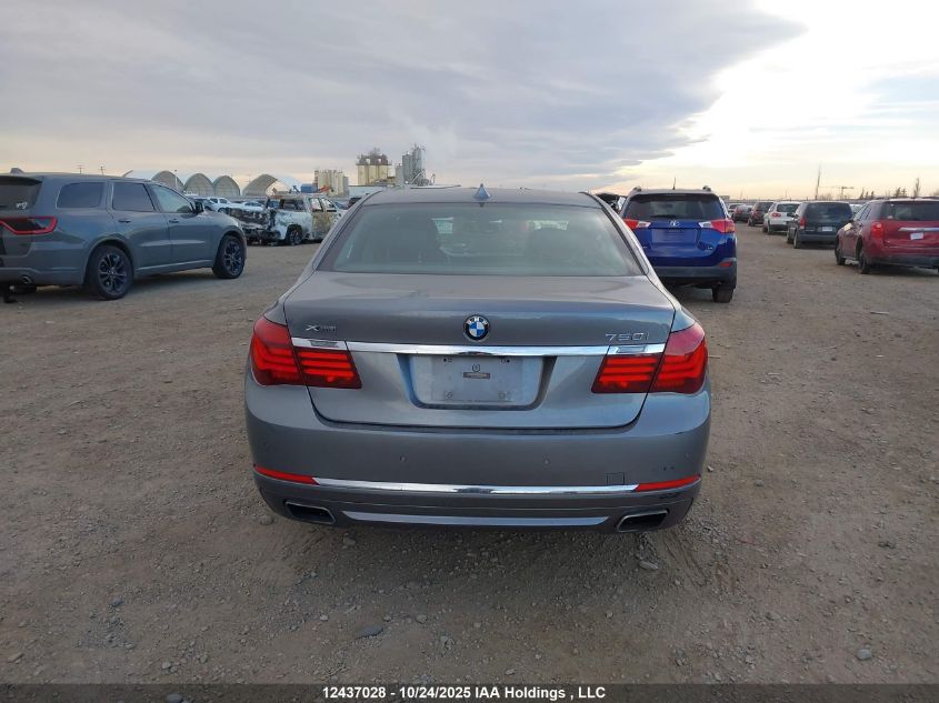 2014 BMW 750 Xi VIN: WBAYB6C58ED224489 Lot: 12437028