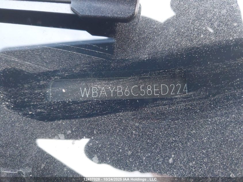 2014 BMW 750 Xi VIN: WBAYB6C58ED224489 Lot: 12437028