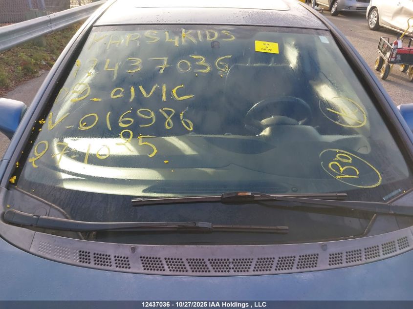 2009 Honda Civic Lx-S VIN: 2HGFA16639H016986 Lot: 12437036