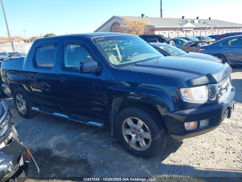 2010 Honda Ridgeline Rtl VIN: 5FPYK1F52AB503285 Lot: 12437038